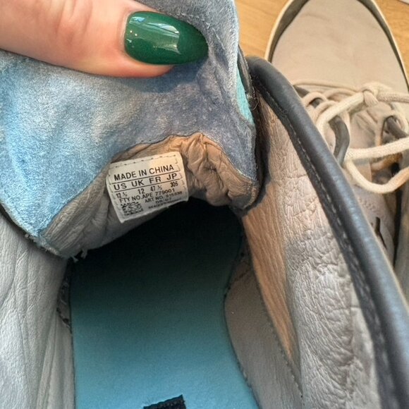 Yohji Yamamoto high top sneakers Gray Size 12.5 Mens - Picture 6 of 9